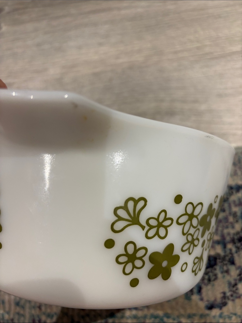 Pyrex Spring Blossom Green - Picture 4 of 5